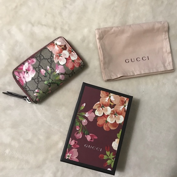 gucci bloom card holder